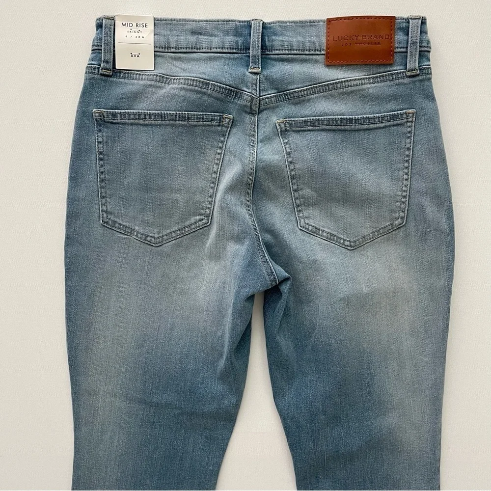 Lucky Brand Women’s AVA Mid Rise Skinny Jeans Size 6 / 28 Ankle